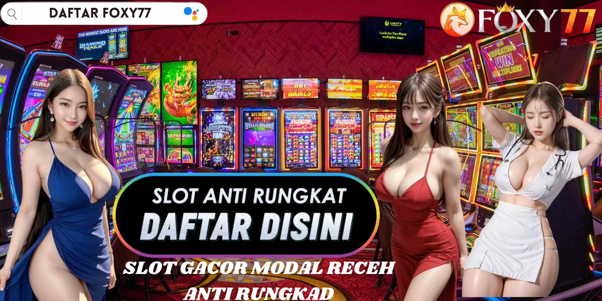 FOXY77 - LINK SITUS SLOT DAN TOGEL GACOR MODAL DEPOSIT RECEH | SLOT DEPOSIT MINIMAL 1000 1K VIA BANK DAN EWALLET 24 JAM